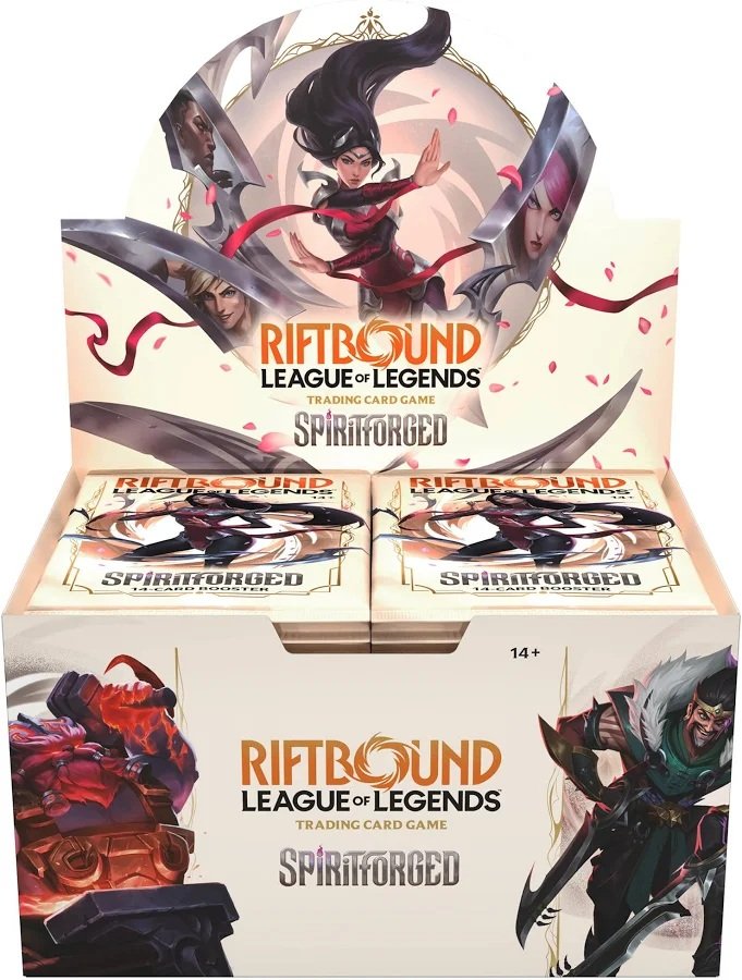 Display de boosters Riftbound Spiritforged